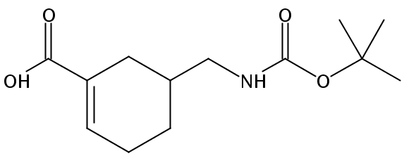 5-(((tert-Butoxycarbonyl)amino)methyl)cyclohex-1-enecarboxylic acid