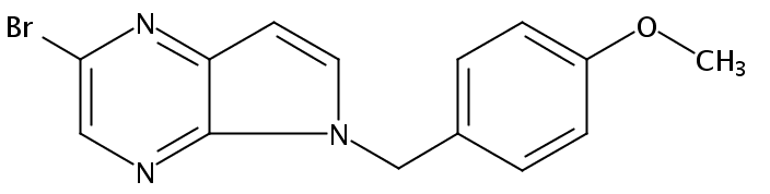 2-Bromo-5-(4-methoxybenzyl)-5H-pyrrolo[2,3-b]pyrazine