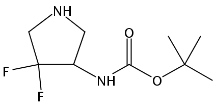 tert-Butyl (4,4-difluoropyrrolidin-3-yl)carbamate
