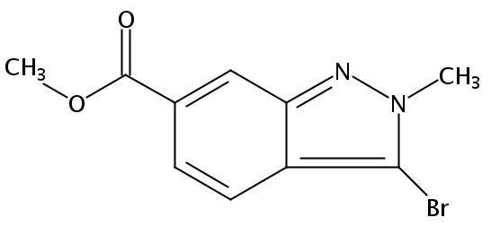 Methyl 3-bromo-2-methyl-2H-indazole-6-carboxylate