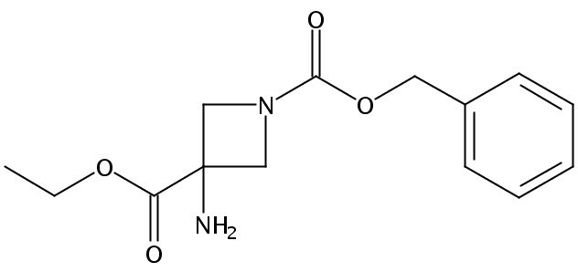 1-Benzyl 3-ethyl 3-aminoazetidine-1,3-dicarboxylate