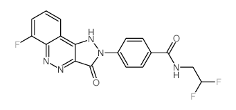 N-(2,2-difluoroethyl)-4-(6-fluoro-3-oxo-1H-pyrazolo[4,3-c]cinnolin-2-yl)benzamide