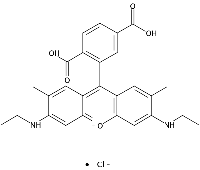 6-CR, 6G  [6-Carboxyrhodamine 6G hydrochloride]