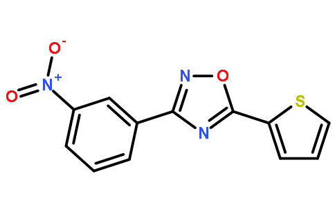 3-(3-硝基苯基)-5-(2-噻吩)-1,2,4-噁二唑