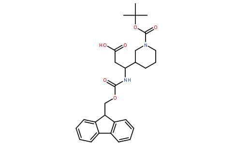 3-(Fmoc-氨基)-3-(1-boc-3-哌啶)丙酸