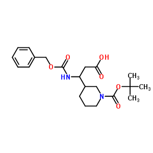 3-N-Cbz-氨基-3-(3’-Boc）哌啶-丙酸