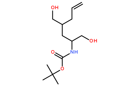 ((2s,4r)-1-羟基-4-(羟基甲基)-6-庚烯-2-基)氨基甲酸叔丁酯