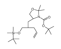 tert-butyl (4S)-4-[(2R)-2-[[tert-butyl(dimethyl)silyl]oxymethyl]pent-4-enyl]-2,2-dimethyl-1,3-oxazolidine-3-carboxylate