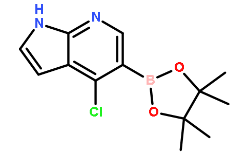 4-氯-5-(4,4,5,5-四甲基-1,3,2-二噁硼烷-2-基)-1H-吡咯并[2,3-b]吡啶