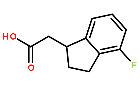 2-(4-氟-2,3-二氫-1H-茚-1-基)乙酸