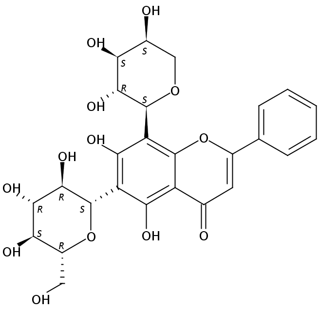 Chrysin 6-C-glucoside 8-C-arabinoside