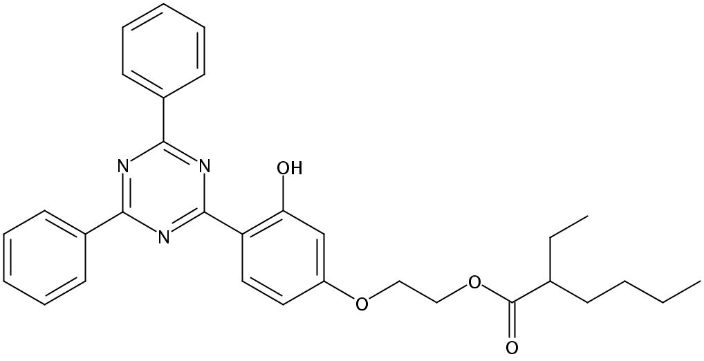 3-[4-(4,6-二苯基-1,3,5-三嗪-2-基)-3-羟基苯氧基]乙基-2-乙基己酸酯