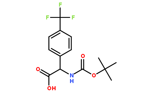 N-boc-2-(4-三氟甲基-苯基)-dl-甘氨酸