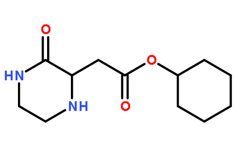 Cyclohexyl 2-(3-oxo-2-piperazinyl)acetate