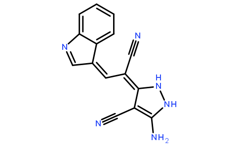 (3Z)-5-氨基-3-[(2Z)-1-氰基-2-(3H-吲哚-3-亚基)亚乙基]-2,3-二氢-1H-吡唑-4-甲腈
