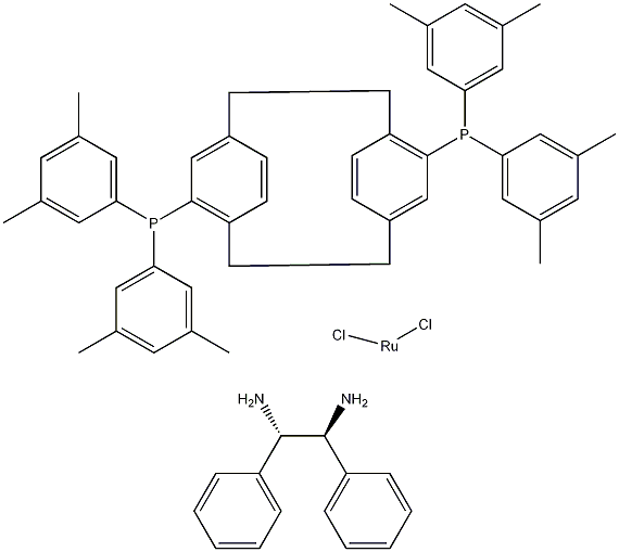 [-(-)-4,12-双(二(3,5-二甲苯)磷)-[2.2]-对二甲苯][(1S,2S)-(-)-1,2-二苯基乙烯二胺]二氯化钌