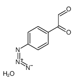 2-(4-azidophenyl)-2-oxoacetaldehyde,hydrate