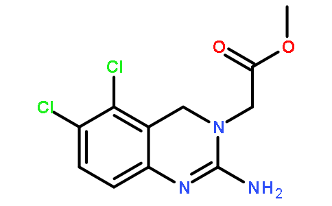 methyl 2-(2-amino-5,6-dichloro-4H-quinazolin-3-yl)acetate