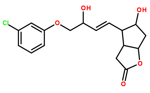 (3aR,4R,5R,6aS)-4-[(1E)-4-(3-氯苯氧基)-3-羟基-1-丁烯基]六氢-5-羟基-2H-环戊并[b]呋喃-2-酮