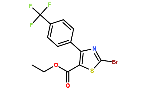 2-溴-4-(4-(三氟甲基)苯基)噻唑-5-羧酸乙酯