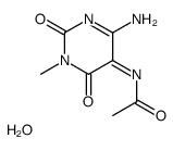 N-(4-amino-1-methyl-2,6-dioxopyrimidin-5-ylidene)acetamide,hydrate
