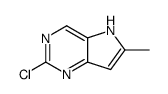 2-chloro-6-methyl-5H-pyrrolo[3,2-d]pyrimidine