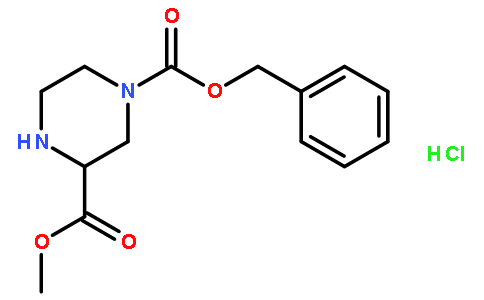 4-N-cbz-哌嗪-2-羧酸甲酯盐酸盐