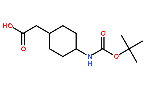 反式-(N-Boc-4-氨基环己基)乙酸