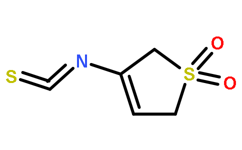 (9CI)-2,5-二氢-3-异硫代氰酰基-噻吩 1,1-二氧化物