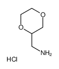 1-(1,4-Dioxan-2-yl)methanamine hydrochloride (1:1)