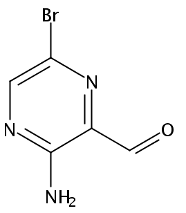 3-氨基-6-溴吡嗪-2-甲醛