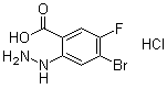 4-溴-5-氟-2-肼基苯甲酸盐酸盐