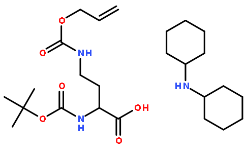 N-叔丁氧羰基-N’-烯丙氧基羰基-L-2,4-二氨基丁酸二环己胺盐