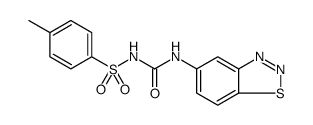 Benzenesulfonamide, N-[(1,2,3-benzothiadiazol-5-ylamino)carbonyl]-4-methyl