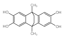 9,10-dimethyl-9,10-dihydro-9,10-ethanoanthracene-2,3,6,7-tetrol (en)9,10-Ethanoanthracene-2,3,6,7-tetrol, 9,10-dihydro-9,10-dimethyl- (en)
