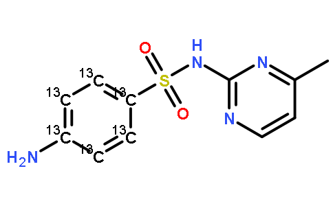 磺胺甲嘧啶-苯基-13C6