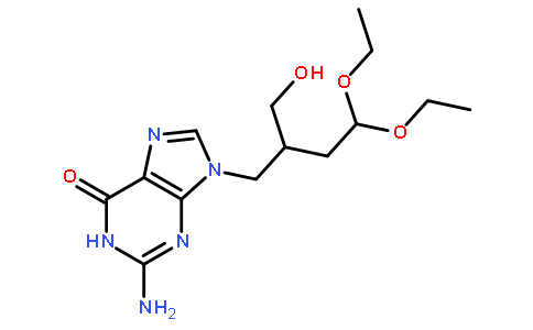 2-氨基-9-[(2R)-4,4-二乙氧基-2-(羟甲基)丁基]-1,9-二氢-6H-嘌呤-6-酮