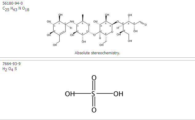 Acarbose (sulfate)
