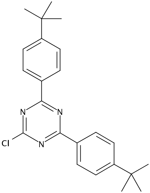 2,4-双（4-叔丁基）苯基-6-氯-1,3,5-三嗪 