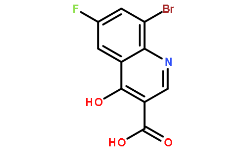 8-溴-6-氟-4-羟基-3-喹啉羧酸