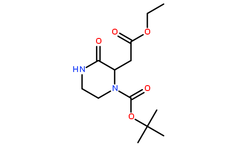 1-BOC-3-氧代哌嗪-2-乙酸乙酯