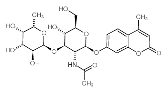 4-甲基香豆素基-2-乙酰氨基-2-脱氧-3-氧-（α-L-吡喃岩藻糖基）-β-D-吡喃葡萄糖苷