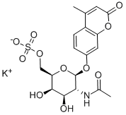 4-甲基香豆素基-2-乙酰氨基-2-脱氧-β-D-吡喃半乳糖苷-6-硫酸基钾盐