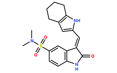 2,3-二氢-N,N-二甲基-2-氧代-3-[(4,5,6,7-四氢-1H-吲哚-2-基)亚甲基]-1H-吲哚-5-磺胺