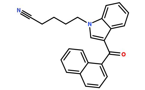 5-(3-(1-萘甲酰基)-1H-吲哚-1-基)戊烷氰基