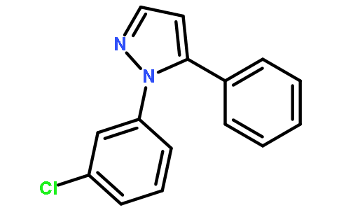 1-(3-氯苯基)-5-苯基-1H-吡唑