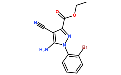 5-氨基-1-(2-溴苯基)-4-氰基吡唑-3-羧酸乙酯
