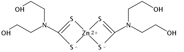 双(2-羟乙基)二硫代氨基甲酸锌盐(II)