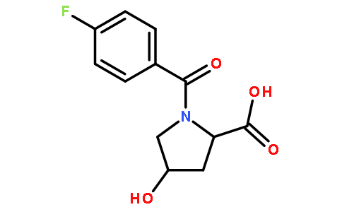 1-(4-氟苯甲酰基)-4-羟基-2-吡咯烷羧酸