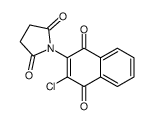 1-(3-chloro-1,4-dioxonaphthalen-2-yl)pyrrolidine-2,5-dione